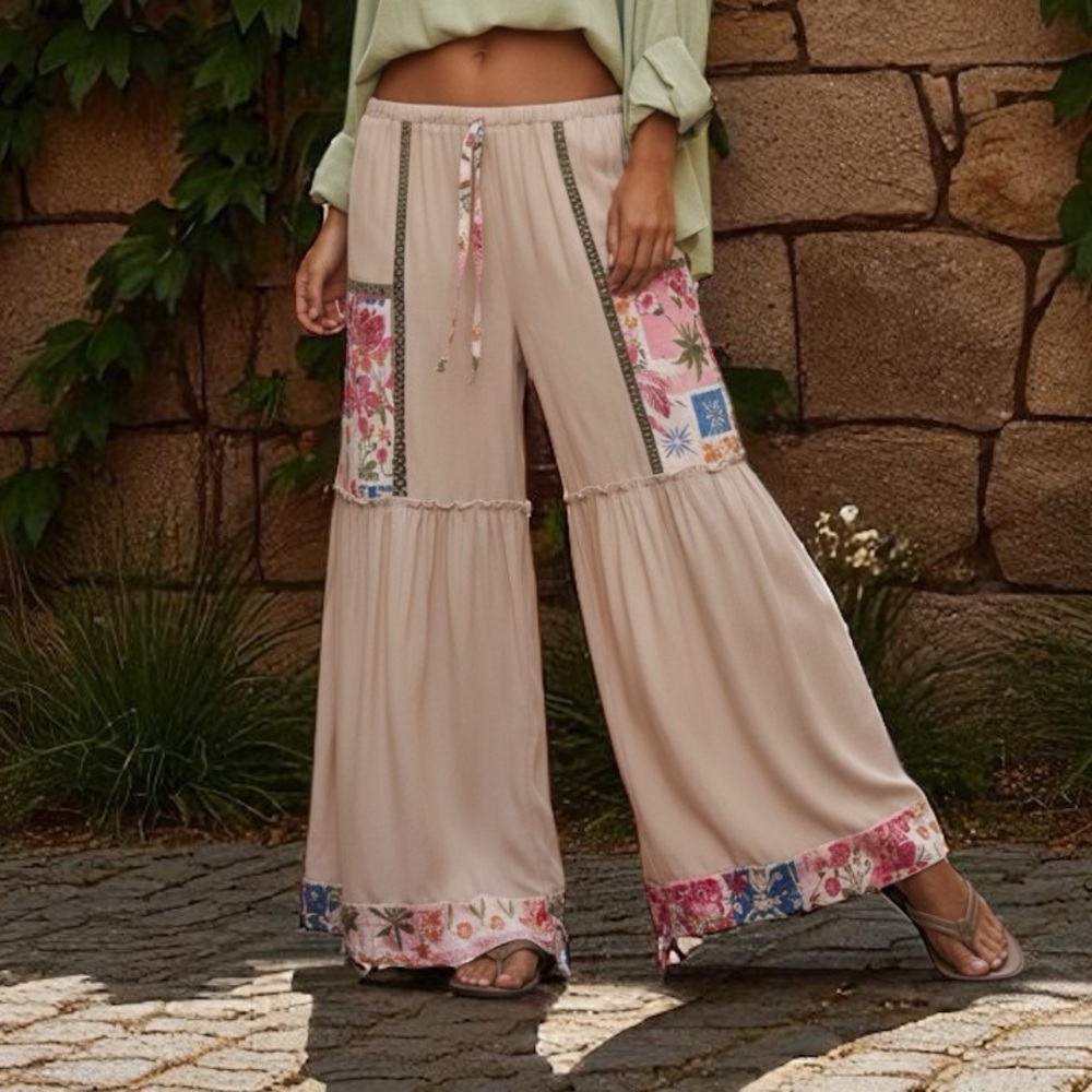 NWT Bohemela Wide Leg Pants